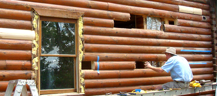 Log Home Repair Morrow County, Ohio